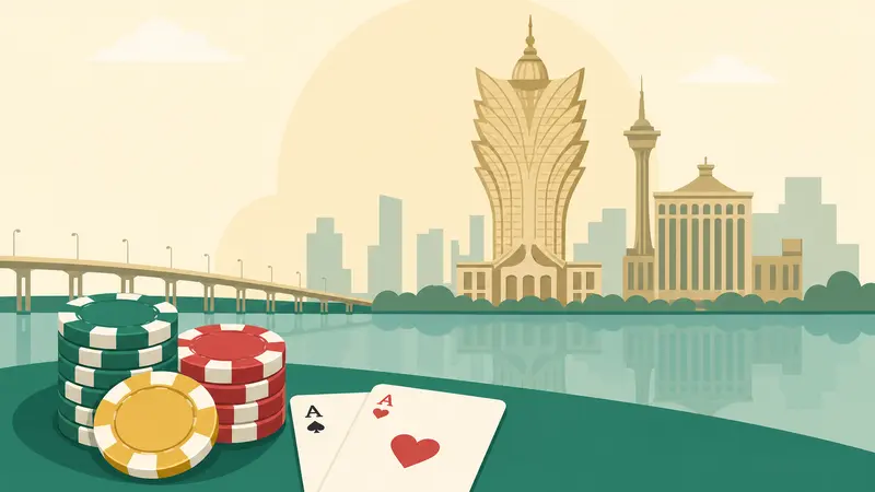 Pendapatan Kasino Macau Lebih Tinggi dari Juni Meski Turun 8,4% YoY